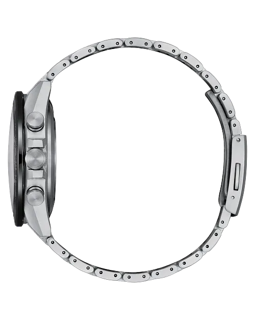 ATTESA Platinum Shine Silver-Tone Dial Super Titanium with ATTESA Platinum Shine Silver-Tone Dial Super Titanium with